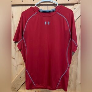 Under Armour Red Short Sleeve Tee